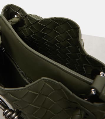 Sac seau Andiamo Small en cuir Intrecciato | Bottega Veneta