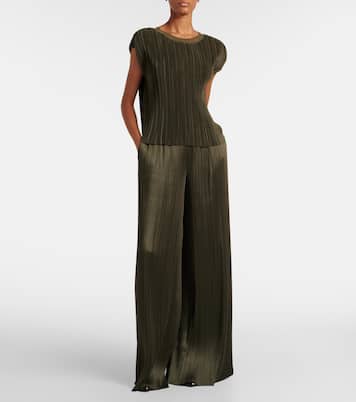 Pantalon ample Amber en satin | Joseph