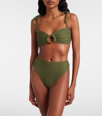 Tori crochet bandeau bikini top | Montce