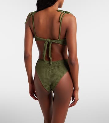 Tori crochet bandeau bikini top | Montce