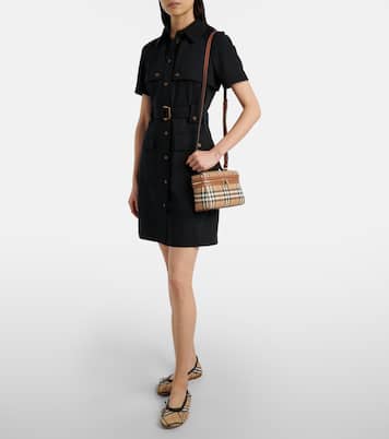 Vanity Case Burberry Check Small vanity bag | Burberry