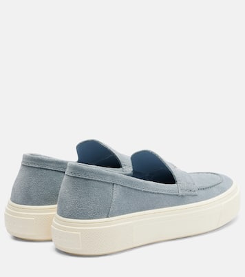 Mocassini con plateau H705 in suede | Hogan