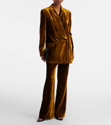 Pantaloni flared in velluto | Nina Ricci