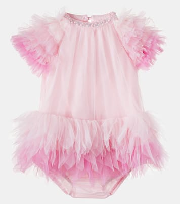 Baby Set Ocean Ember aus Kleid und Höschen | Tutu Du Monde