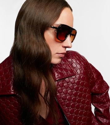 Horsebit aviator sunglasses | Gucci