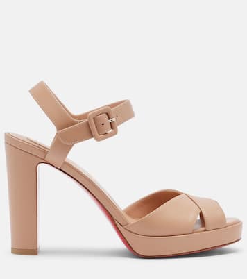 Sandali Cora 100 in pelle | Christian Louboutin