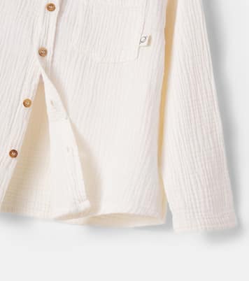 Peter cotton gauze shirt | Cozmo