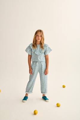 Bella leopard-print cotton pants | Cozmo