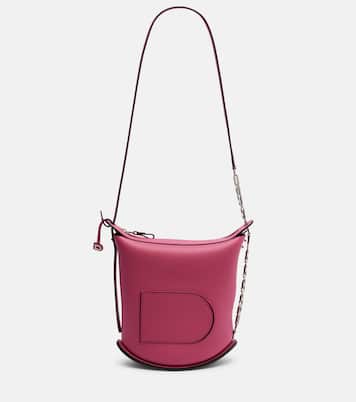 Schultertasche Pin Twist Medium aus Leder | Delvaux