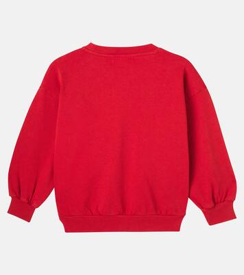 Spring Letters cotton fleece sweatshirt | Bobo Choses