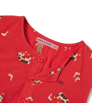 Farm Adventure printed cotton dress | Bobo Choses