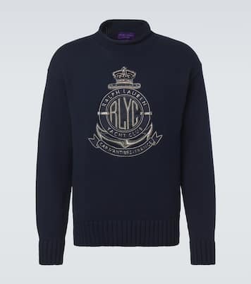 Pull en coton à broderie | Ralph Lauren Purple Label