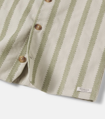 Gilet Shortan rayé en coton | Donsje