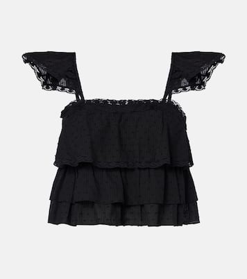 Cropped-Top Anya aus Baumwolle | Poupette St Barth