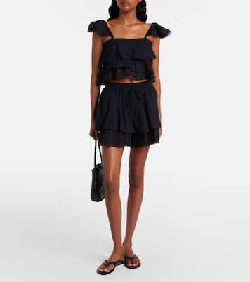 Cropped-Top Anya aus Baumwolle | Poupette St Barth