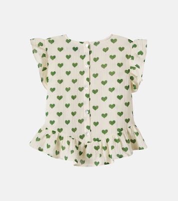 Coco printed cotton muslin top | Konges Sløjd