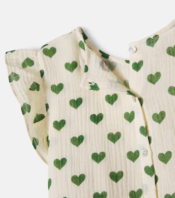 Coco printed cotton muslin top | Konges Sløjd