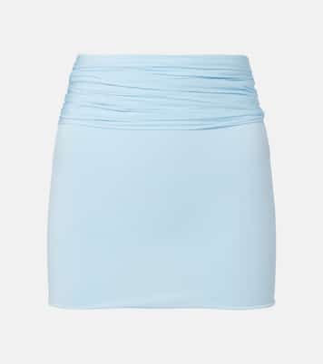 Ruched miniskirt | Wardrobe.NYC