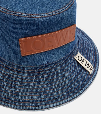Paula's Ibiza logo denim bucket hat | Loewe