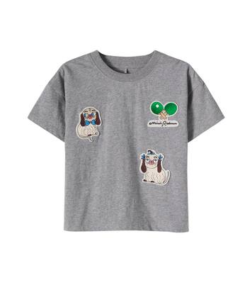 Minibabies patch-appliqué jersey T-shirt | Mini Rodini
