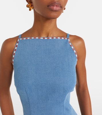 Chester floral denim minidress | Veronica Beard