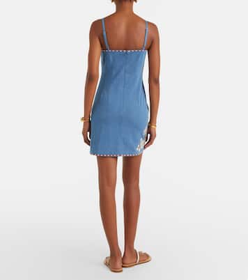 Chester floral denim minidress | Veronica Beard