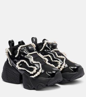 x Reebok embellished platform sneakers | Noir Kei Ninomiya