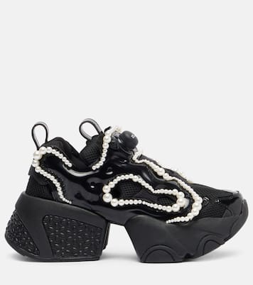 x Reebok embellished platform sneakers | Noir Kei Ninomiya