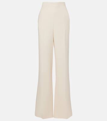 Cady Couture silk wide-leg pants | Valentino
