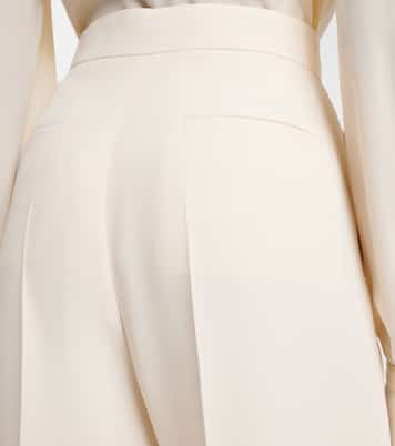 Cady Couture silk wide-leg pants | Valentino