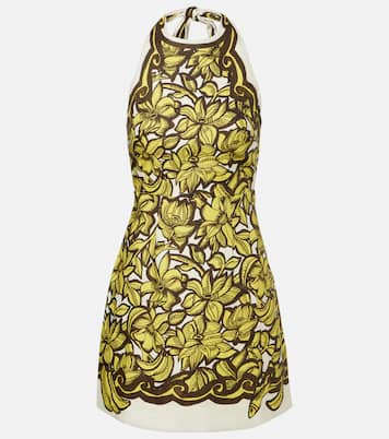 Mona floral hemp minidress | Alémais