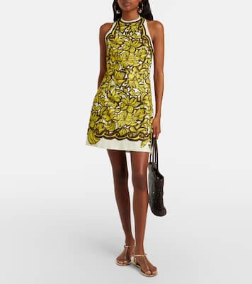Mona floral hemp minidress | Alémais
