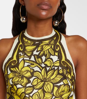 Mona floral hemp minidress | Alémais