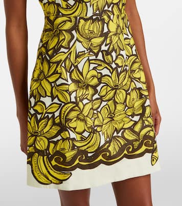 Mona floral hemp minidress | Alémais