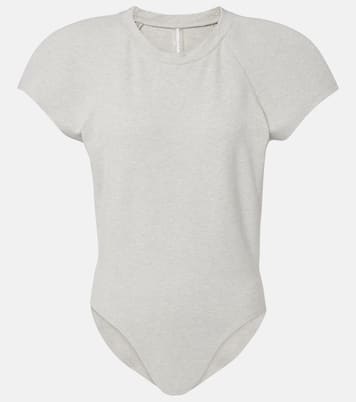 Bomber cotton-blend bodysuit | Norma Kamali