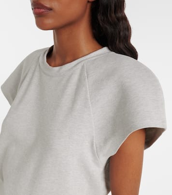 Bomber cotton-blend bodysuit | Norma Kamali