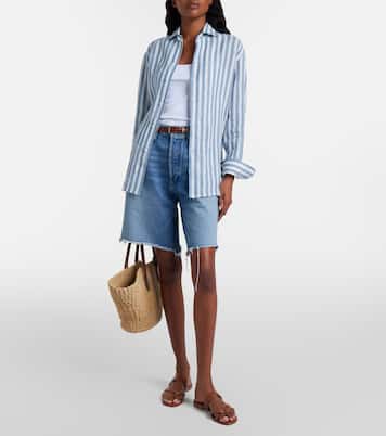 Indra denim Bermuda shorts | Agolde