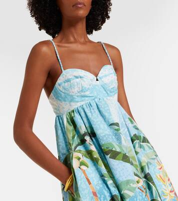 Rio Mosaic printed cotton midi dress | Farm Rio