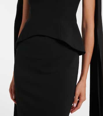 Robe Annie à col foulard | Solace London