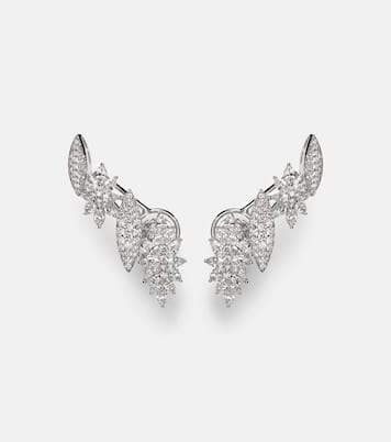 Y-Couture 18kt white gold earrings with diamonds | Yeprem