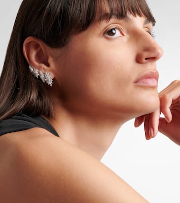 Y-Couture 18kt white gold earrings with diamonds | Yeprem