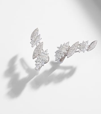 Y-Couture 18kt white gold earrings with diamonds | Yeprem