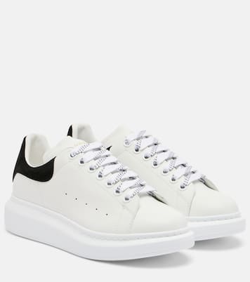 Oversized leather sneakers | McQueen