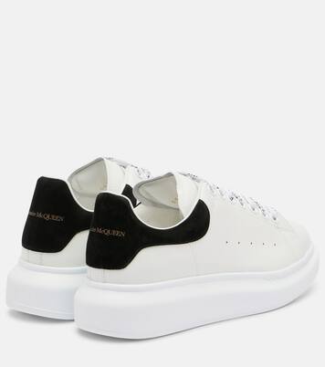 Oversized leather sneakers | McQueen