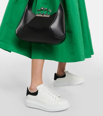 Oversized leather sneakers | McQueen