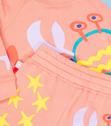 Baby cotton sweatshirt and shorts set | Stella McCartney Kids
