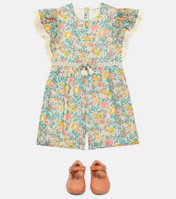 Mayalia floral cotton playsuit | Louise Misha