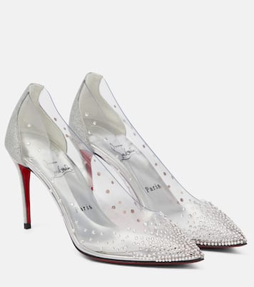 Degrastrass 85 embellished PVC pumps | Christian Louboutin