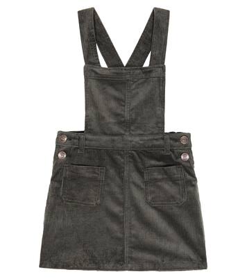 Blanche corduroy dungaree dress | Bonpoint