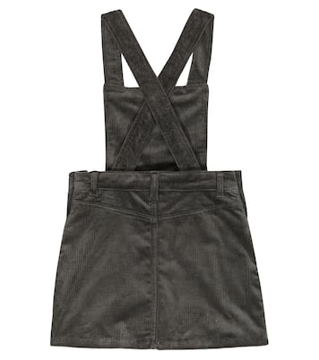 Blanche corduroy dungaree dress | Bonpoint